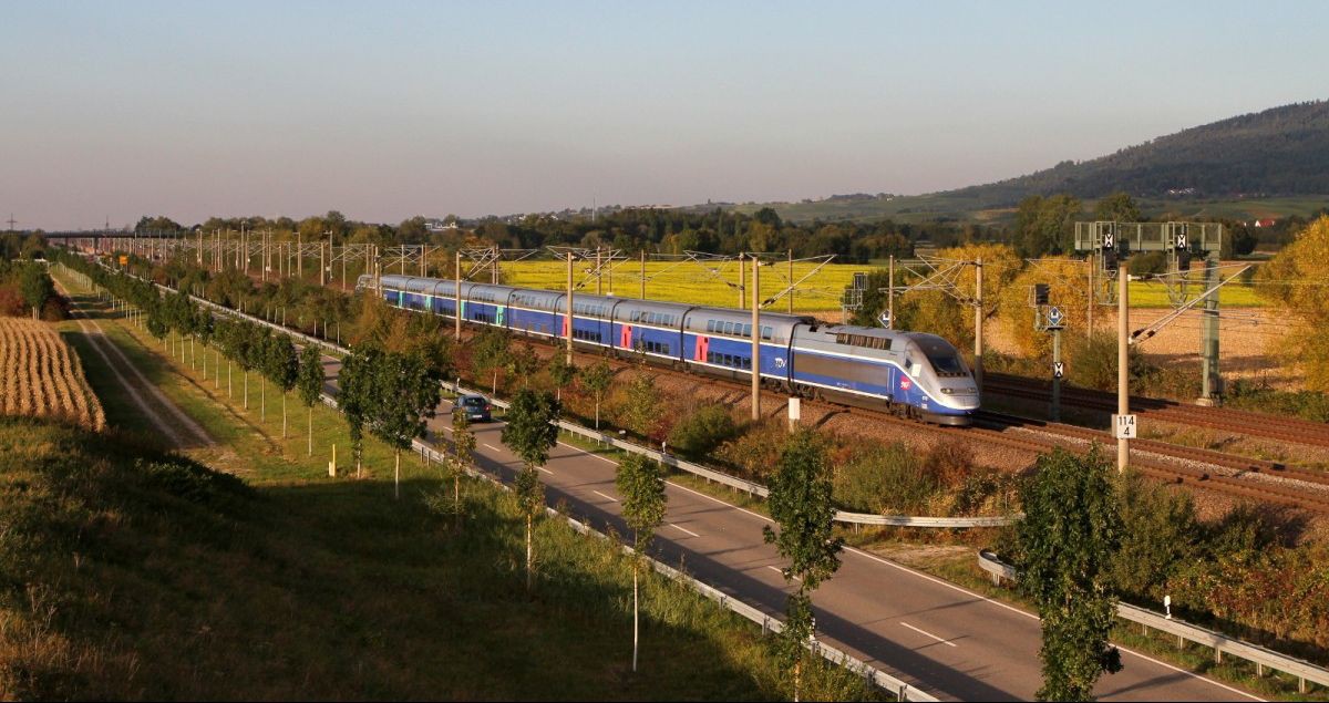 Certa noite em Paris: no TGV