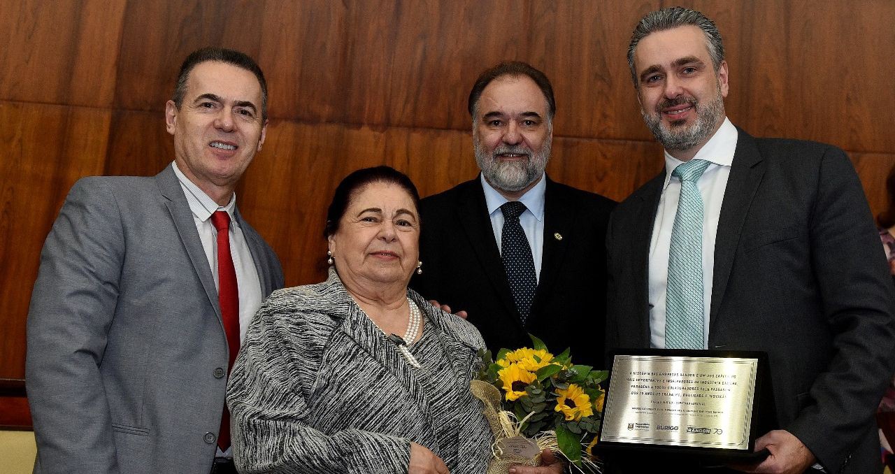 Assembleia homenageia Randon pelos 70 anos